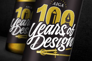 AIGA Centennial Bottle