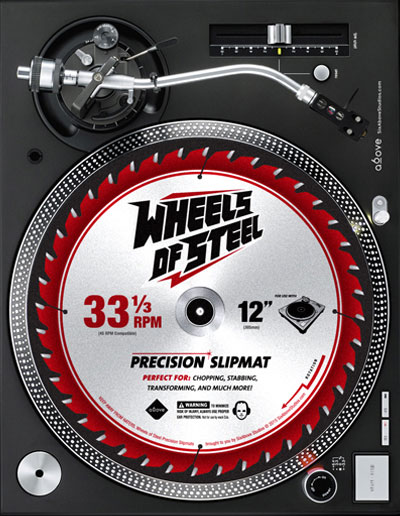 Wheels of Steel - DJ Slipmats ($25/Pair)