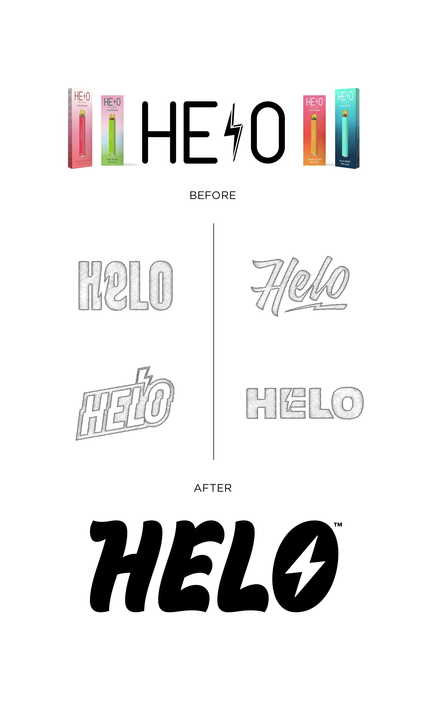 sixabove-helo-logostudy HELO Logo Study