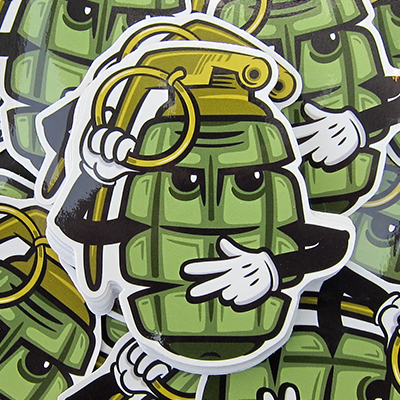 Grenade Stickers